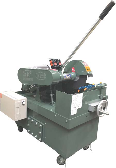 難削材の切断に対応する「注水式(湿式)小型高速切断機」を発売
